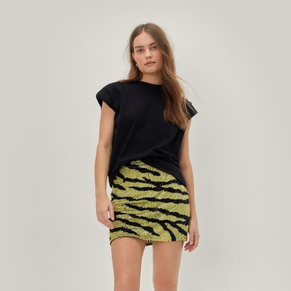 Nasty Gal Shoulder Pad T-Shirt